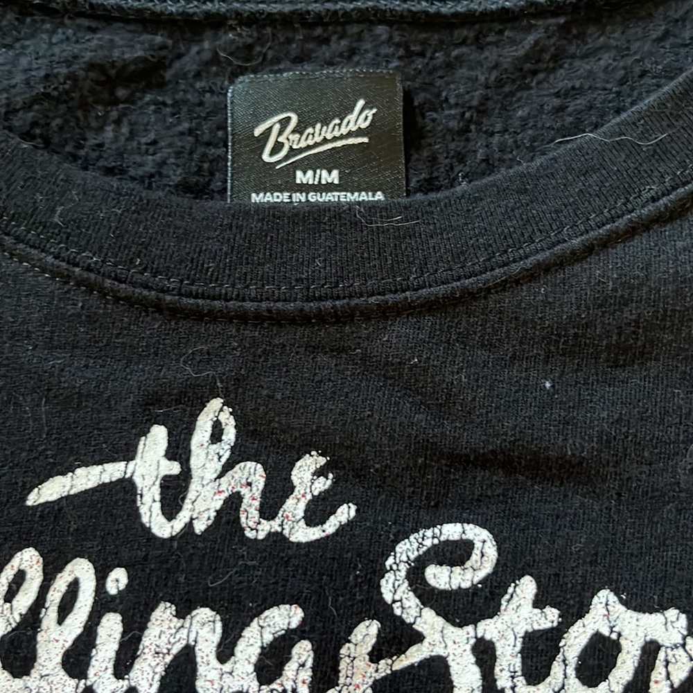 Bravado cropped Rolling Stones sweatshirt size medium - Picture 2 of 3